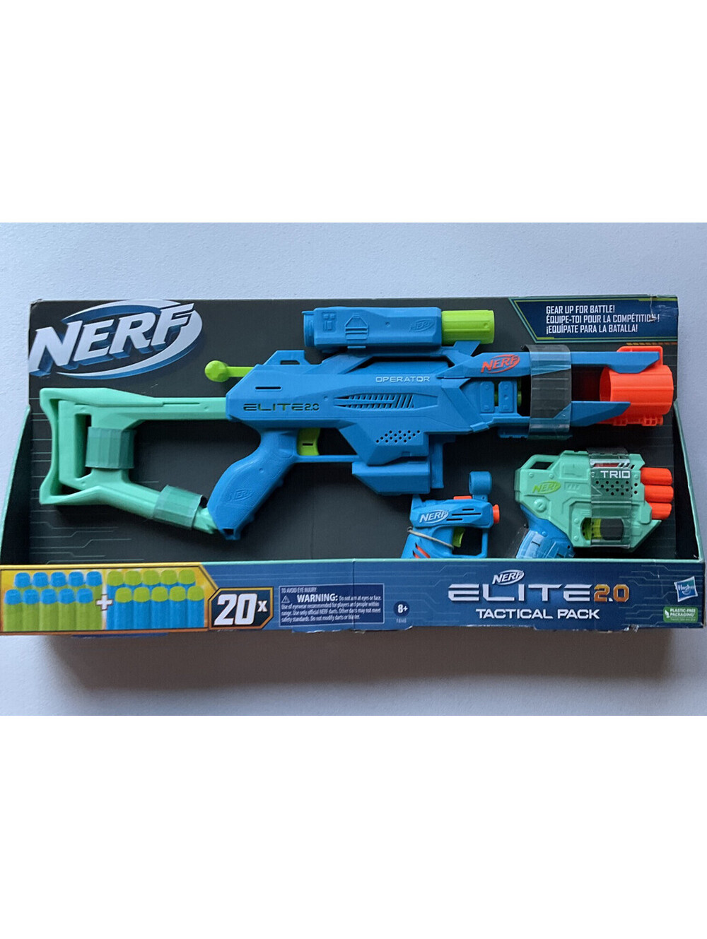 Nerf Elite 2.0 Tactical - 3-Blaster Pack BD-2 TD-3 SD-1 Blasters 20 Darts New